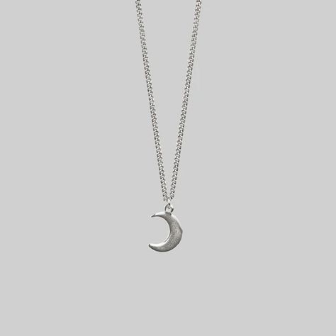 NECKLACES – tagged "Silver" – REGALROSE Chain Chokers, Regal Rose, Space Rings, Moon Necklace Silver, Moon Crescent, Pretty Jewelry Necklaces, Necklaces Chain, Crescent Necklace, Agate Pendant Necklace