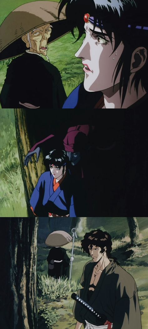 ninja scroll 1996 Ninja Scroll Anime, Ninja Scroll, Anime Ninja, 90s Anime, Anime Aesthetic, Illustrations, Tv, Drawings, Anime