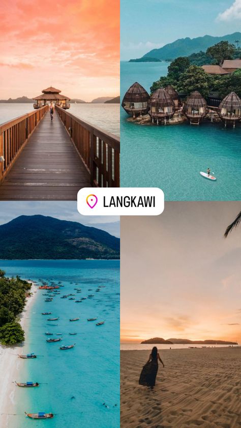 Discover Langkawi, Malaysia’s tropical paradise! Stroll along the powdery white sands of Pantai Cenang, take a thrilling cable car ride to the peak of Gunung Mat Cincang for panoramic views, and explore the mysterious legends surrounding the mystical Langkawi Sky Bridge. Dive into the vibrant marine life at Pulau Payar Marine Park, or unwind in the serene waters of the Andaman Sea. #Asia #Malaysia #IslandLife Langkawi Malaysia, Sky Bridge, Malaysia Travel, Dream Vacations Destinations, Cable Car, Travel List, Car Ride, The Peak, Island Life