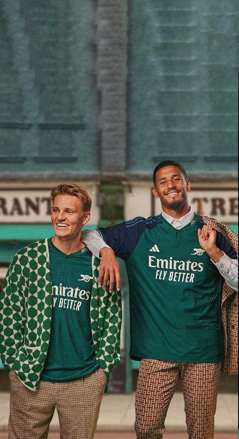 Oodegard Saleba William Saliba Wallpaper, William Saliba, Arsenal Fc Wallpapers, Arsenal Premier League, Arsenal Wallpapers, Arsenal Jersey, Friends Celebrating, 21 Savage, Outfit Vintage