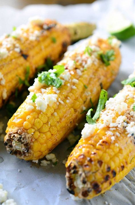 Corn Butter Recipe, Parmesan Corn, Corn Butter, Grilled Corn Recipes, Buttery Corn, Bbq Corn, Grilled Corn On The Cob, Easy Summer Side Dishes, Bbq Side Dishes