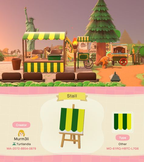 Animal Crossing New Horizon, Popcorn Machine, Island Decor, Pattern Animal, Interior Design Ideas, Animal Crossing, Popcorn, Design Ideas, Custom Design