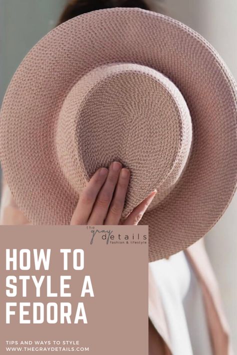 styling a fedora hat Outfit With Wide Brim Hat, Natural Hair And Fedora Hats, Navy Fedora Hat Outfit, Outfit Ideas With Fedora Hats, How To Style A Fedora Hat, Casual Fedora Outfit Women, Fedora And Sneakers Outfit, Women’s Fedora, How To Wear Fedora Hat For Women