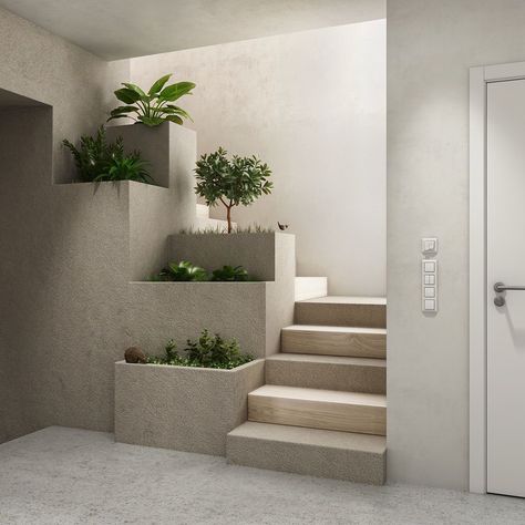 درج السلم, Loft Apartments, Stair Wall, Stairs Architecture, Stairway Design, Stairs Design Modern, Small Loft, Home Stairs Design, Interior Stairs