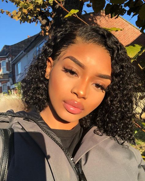 If I post this picture today, bet you’re gonna call me tonight @fashionnova 🍳 Curly Bob Wigs, Bob Lace Front Wigs, Deep Wave Hairstyles, Curly Bob Hairstyles, Brazilian Human Hair, Deep Wave, Hair Waves, Lace Frontal Wig, Remy Human Hair