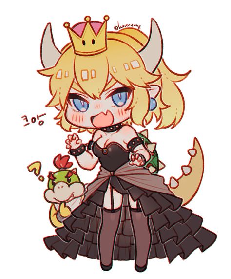 Bowsette Album(150+ Pictures) - Album on Imgur Bowser Fanart, Super Crown, Mario Fan Art, Nintendo Princess, Nintendo Fan Art, Super Mario Art, Super Mario Brothers, Mario Art, Dessin Adorable