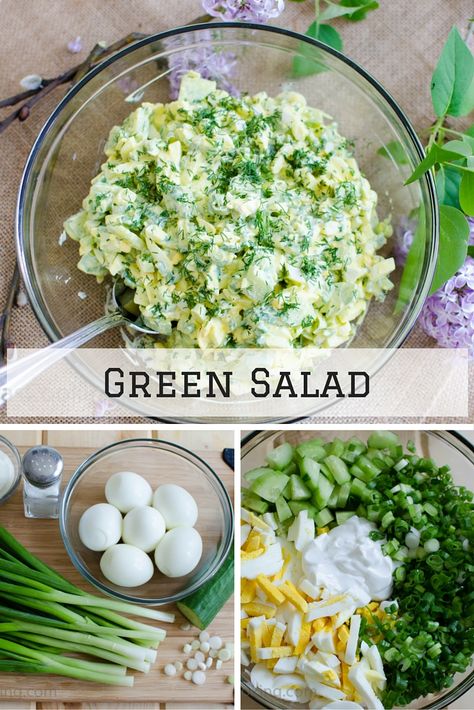 Green Onion Salad. Easy, delicious, healthy. Leftover Green Onions, Fresh Green Salad Ideas, Uses For Green Onions, Green Onion Dressing, Lemon Onion Salad, What To Make With Green Onions, Green Onion Recipes Dinners, Meals With Green Onions, Recipes With Green Onions