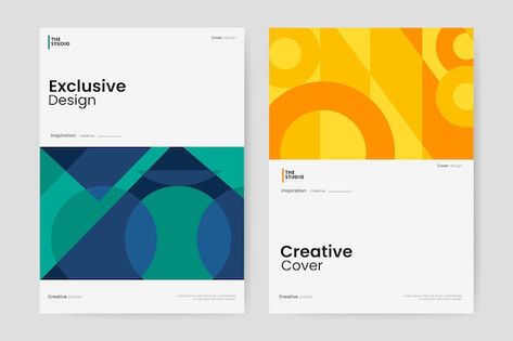 Abstract business cover collection | Free Vector #Freepik #freevector #cover-collection #geometric-cover #abstract-cover-design #business-pack Booklet Cover Design, Book Series Design, Catalog Cover Design, Event Poster Template, Cover Design Inspiration, Brochure Cover Design, 브로셔 디자인, Cover Report, Report Cover