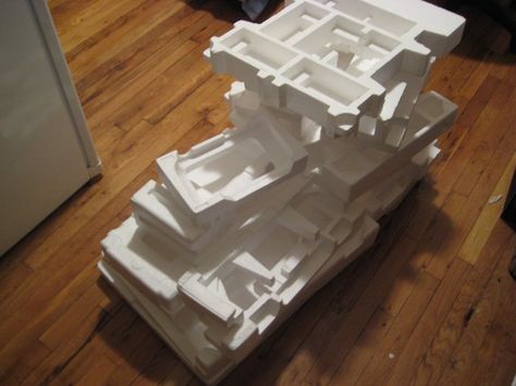 Don't Recycle Styrofoam Projects With Styrofoam, Styrofoam Recycling Ideas, Uses For Styrofoam Coolers, Repurpose Styrofoam, Reuse Styrofoam, Recycle Styrofoam, Styrofoam Recycling, Upcycle Repurpose, Foam Packaging