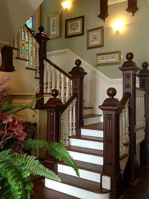 Parasol Protectorate, Victorian Staircase, Gail Carriger, Diy Staircase, Small Bedrooms, Bedroom Remodel, التصميم الخارجي للمنزل, In This House, Natural Home Decor