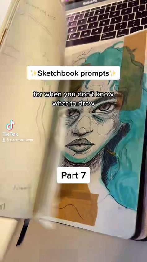 Sketchbook List Ideas, Sketch Ideas For Art Block, Cover Ideas For Sketchbook, Ideas To Fill Up Your Sketchbook, Journal Sketches Aesthetic Easy, Art Ideas For Portfolio, Art Sketchesbook Ideas, People Pictures To Draw, First Page Of Art Book