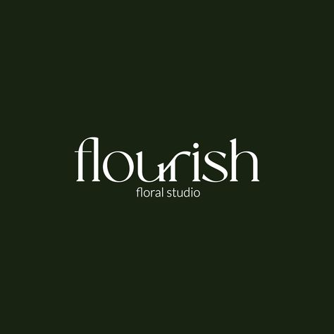 Logo Design // Flower Shop Logo Design // Florist Logo Florist Logo Branding, Flower Shop Logo Design, Florist Logo Design, Logo Design Flower, Flower Shop Logo, Florist Logo, Flower Logo Design, Shop Logo Design, Floral Studio