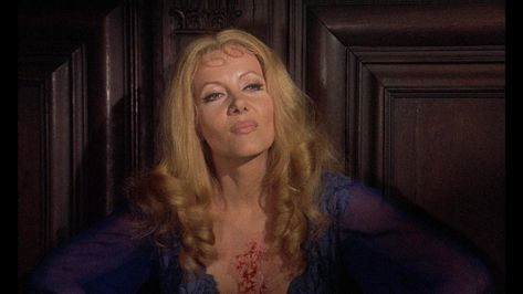 Countess Dracula, Ingrid Pitt, Horror Props, Hollywood Women, Hammer Horror, Hammer Films, Vampire Love, Christopher Lee, Head And Shoulders