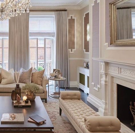 Formal Living Room Decor, Cozy Neutral Living Room, Cozy Living Room Design, Neutral Living Room, Elegant Living Room, Elegant Living, Living Room Design, A Living Room, Formal Living