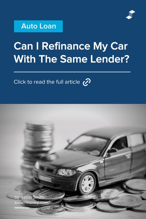 Refinancing can be a worthwhile option if you're having difficulty making your monthly auto loan payments. But is it better to refinance with your original lender? Keep reading to find out what your best refinancing option may be. Car Loan, Car Payment, Get Out Of Debt, Car Loans, My Car, Credit Score, How To Find Out, I Can, Canning