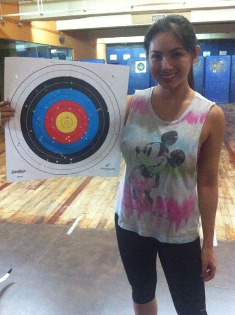 my take: http://www.ocarchery.com/ Ashley Rivera aka Petra Mahalimuyak on Gandiva #archery #archeryclass #gandiva #gandivaph #youtubesensation Ashley Rivera, Archery Lessons, Summer Workshop, Youtube Sensation, Filipino Girl, Archery, Tie Dye Top, To Do List, Diva