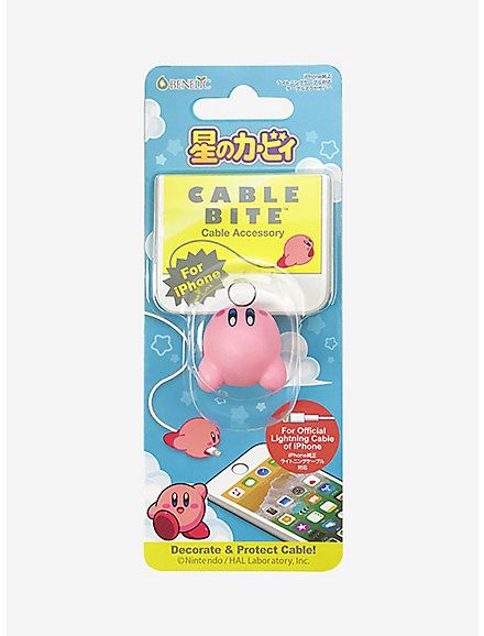 Cable Bite, Kirby Nintendo, Star Wars Drawings, Cute Slippers, Lightning Cable, Bits And Bobs, Cool Items, Kirby, Pink Aesthetic