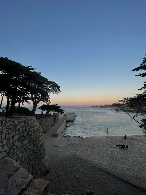 sunset at monterey beach Monterey Beach, Beach Vibe, Monterey, Summer Vibes, Cali, California, Nature