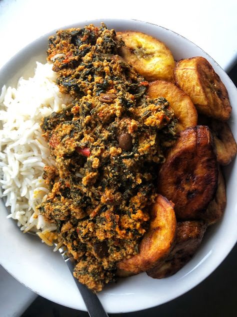 Egusi Recipe, Vegan Egusi, Vegan African Recipes, Egusi Soup Recipes, Egusi Soup, African Recipes Nigerian Food, Soup Vegetarian, Nigerian Recipes, Africa Food