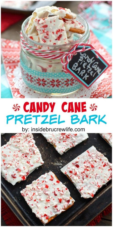 Pretzel Candy, Holiday Bark, Pretzel Bark, Xmas Treats, Candy Bark, Gift Packages, Christmas Candy Recipes, Bark Recipe, Oreo Dessert