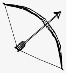 Hunting Bow Tattoo, Bow And Arrow Clipart, Bow N Arrow Tattoo, Bow And Arrow Drawing, Small Crossbow, Lotr Tattoo, Arrow Drawing, Bow Tattoo, Arrow Tattoo