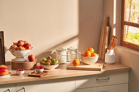 Food Art Photography, Photo Food, Ripe Fruit, Accessories Kitchen, Cabinet Kitchen, Food Graphic Design, Food Poster, Kitchen Cupboards, In Kitchen