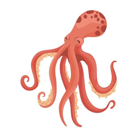 Octopus Tentacles Illustration, Tentacles Illustration, Octopus Clipart, Octopus Vector, Octopus Tentacles, The Octopus, Marine Animals, Free Graphics, Vector Photo