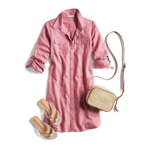 How can I style my post-baby body? | Stitch Fix Style Pink Shirt Dress, Stitch Fix Fall, Post Baby Body, Shirt Dress Outfit, Stitch Fit, Stitch Fix Outfits, Stitch Fix Stylist, Trendy Dress, Dress Outfit