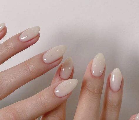 Milky Nails, Hello Nails, Subtle Nails, Simple Gel Nails, Blush Nails, Casual Nails, Soft Nails, Nagel Inspo, Neutral Nails