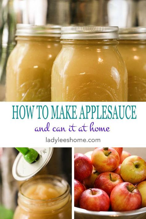 Macintosh Applesauce Recipes, Home Canned Applesauce, How To Make And Can Applesauce, Large Batch Applesauce, How To Make Applesauce Homemade, Applesauce For Canning, How To Can Applesauce, Apple Recipes For Canning, Applesauce Recipes Canning