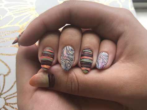 Beautiful geology-inspired strata nails. For more, follow me on Instagram @amazonitenails Geology, Nail Inspo, Nail Designs, Nails, Makeup, Beauty