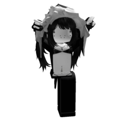 User: 17grimz Female R6 Avatars, R6 Female Avatar, R6 Roblox Avatars Girl, Goth Kawaii Fashion, Cross Tattoo Neck, Goth Roblox Avatars, R6 Avatars, Outfit Ideas Emo, Emo Roblox Outfits