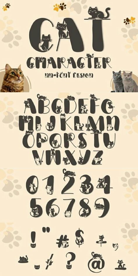 Experience the delight of “Cat Character” font, an enchanting and playful typeface perfect for cat lovers and creative ventures. With each alphabet playfully fused with cute cat silhouettes, your messaging gains a lively, whimsical charm. This font pairs neat lines with feline-inspired designs for a unique, captivating look. Ideal for crafting pet store logos, fun book covers, or heartwarming greeting cards, “Cat Character” infuses your projects with an irresistible, cozy cat appeal. Cat Numbers Font, Typography Zine, Playful Typeface, Cat Font, Decorative Fonts, Western Font, Antique Booth, Typo Design, Cozy Cat