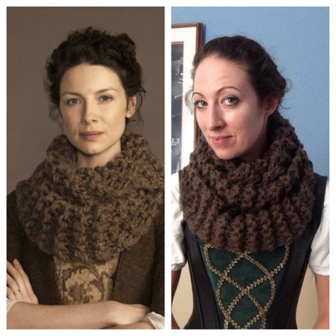 photo 3 Outlander Cowl, Outlander Patterns, Outlander Knitting Patterns, Claire Outlander, Outlander Knitting, Cowl Knitting Pattern, String Theory, Knitted Wit, Scarf Knitting Patterns