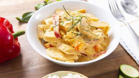 Get Panang Chicken Curry Recipe from Food Network Jet Tila Panang Curry, Jet Tila Recipes, Panang Chicken, Chef Jet Tila, Panang Curry Paste, Jet Tila, Curry Food, Wok Recipes, Asian Meals