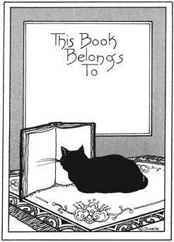 Reading Sanctuary, Black Cat Reading, Cat Reading A Book, Easy Gifts To Make, Gifts To Make, Cat Reading, Black Cat Art, Cat Books, Reading A Book