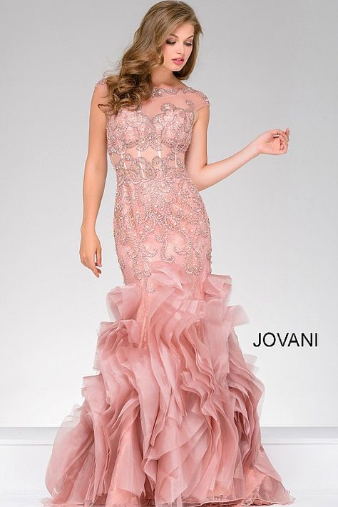 Jovani Prom, Prom Dresses Jovani, Prom Dresses 2017, Pink Cap, Dream Dresses, Prom Outfits, Mermaid Evening Dresses, Super Cute Dresses, Prom Night