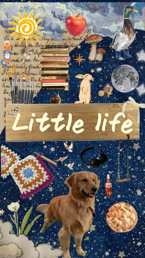 I think i like this little life Dog Collage, Life Collage, Wallpaper Dog, Little Life, I Wallpaper, Iphone Wallpaper, Collage, Dogs