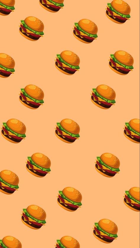 Burger Cartoon Art, Burger Aesthetic Wallpaper, Burger Background, Iphone Wallpaper Food, Burger Wallpaper, Burger Cartoon, Food Wallpapers, Food Cartoon, Futuristic Background