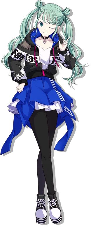 Hatsune Miku/Gallery | Project SEKAI Wiki | Fandom Vivid Bad Squad, Colourful Stage, Tail Hairstyle, Squad Outfits, Miku Cosplay, Turquoise Eyes, Promotional Image, Colorful Stage, Games Images