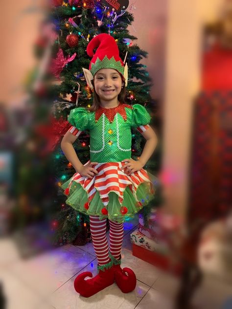 Disfraz Duende niña Navidad Christmas Elf Costume, Gingerbread Gifts, Elf Costume, Christmas Costumes, Christmas Love, Christmas Elf, Dance Costumes, Kids Christmas, Grinch