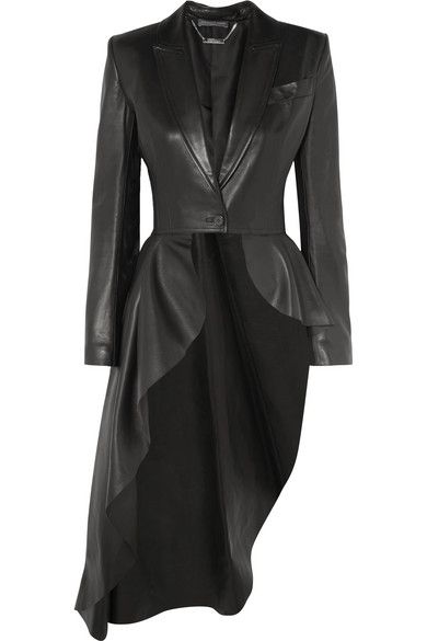 Jacket Closet, Mcqueen Runway, Alexander Mcqueen Runway, Wolford Bodysuit, Leather Peplum, Mcqueen Fashion, Dark Style, Biker Jackets, Peplum Jacket