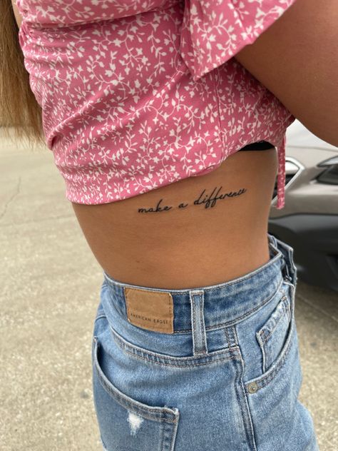 Rib Tattoo Placement, Tattoo Ideas Female Ribs, Rib Tattoo Placements, Rib Tattoos For Women, Ribcage Tattoo, Side Tattoos, Tattoo Life, Rib Tattoo, Word Tattoos