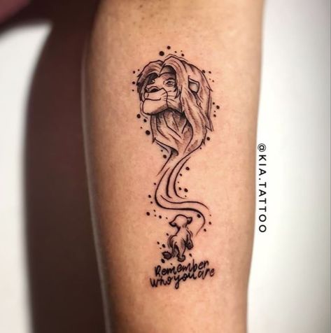 Mufasa Tattoo, Lion King Tattoo, Remember Who You Are, White Tattoo, Tattoo Images, Black Tattoos, For Free, Black And White, Tattoos