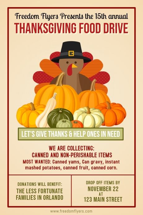 Food Drive Poster, Thanksgiving Food Drive, Canned Gravy, Food Drive Flyer, Canned Food Drive, Thanksgiving Flyer, Canned Yams, Drive Poster, Non Perishable Foods