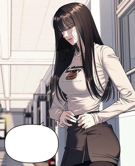 Webtoon Female Characters, Manwha Hair, Manhwa Female, Anime Black Hair, Fantasy Monster, Cute Anime Profile Pictures, Anime Monochrome, Girls Characters, 영감을 주는 캐릭터