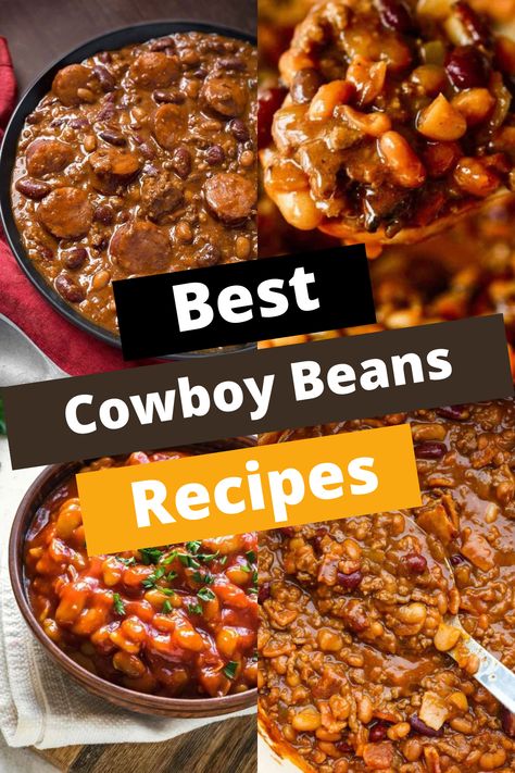 TOP 15 COWBOY BEAN RECIPES FOR FLAVOR Best Cowboy Beans, Slop Recipe, Cowboy Beans Recipe, Cowboy Baked Beans, Cowboy Food, Saltimbocca Recipe, Boiled Egg Recipes, 15 Bean Soup, Hard Boiled Egg Recipes