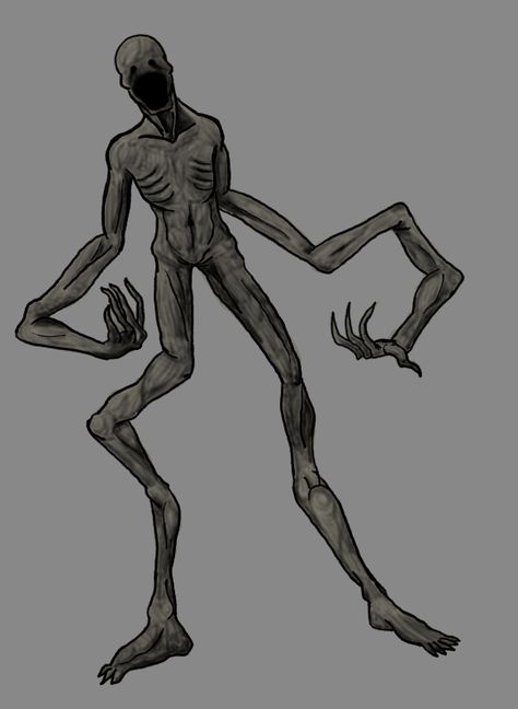 Skinwalker Pictures, Tall Creature, Tall Monster, Dystopian Book, Shadow Wizard, Monster Sketch, Dystopian Books, Humanoid Creatures, Space Pictures