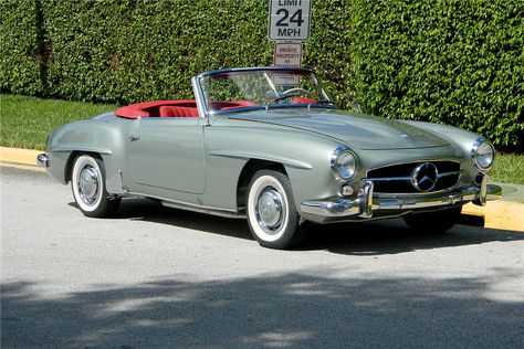 Mercedes Convertible, Vintage Convertible, Mercedes Benz 190, Classic Mercedes, Mercedes Benz Classic, Best Classic Cars, European Cars, Car Auctions, Retro Cars