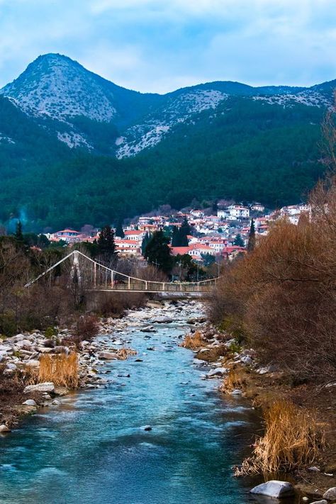 Bridge in Xanthi town, Thrace, Greece Greece Photos, Europe Holiday, Santorini Villas, Macedonia Greece, Alphabet City, Europe Holidays, Ancient Kingdom, Cheap Flight, Cheap Flight Tickets